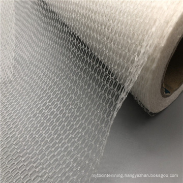 High Bonding strength  double-side hotfuse PA net tape Hot melt Net web adhesive hemming trim bonding tape for garment